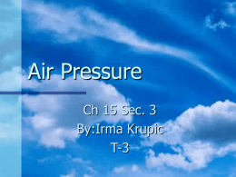 Air Pressure - Laconia School District