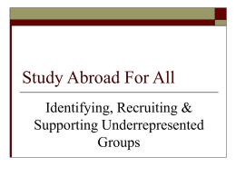 Study Abroad For All - NAFSA: Association of International