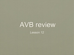 AVB review - Anchorage School District