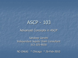 ASCP - 101