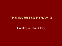 THE INVERTED PYRAMID presentation - UHCL