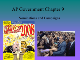 AP Government Chapter 9