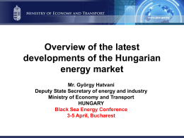 1. dia - Black Sea Energy Conference