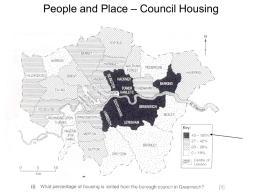 People and Place – Council Housing