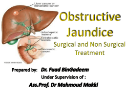 Obstructive Jaundice Surgical and non surgical management