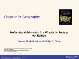 Chapter 8: Geography