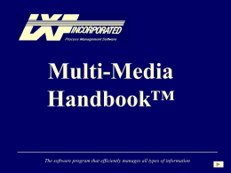 Multi-Media Handbook