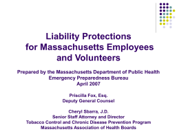 Liability Protections for Massachusetts Employees and