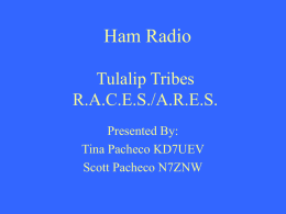 Ham Radio Tulalip Tribes R.A.C.E.S.