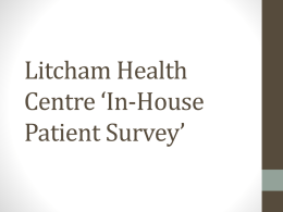 Litcham Health Centre ‘In