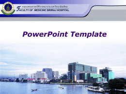 PowerPoint Template - Mahidol University