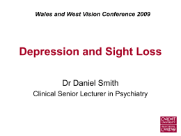 Depression and Sight Loss