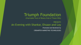 Triumph Foundation (Charitable Trust of Rotary Club of