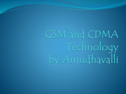 Differences between GSM and CDMA Technology