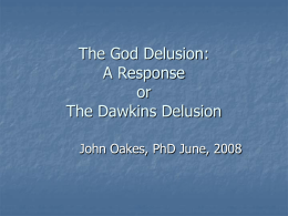 The God Delusion: A Response