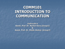The Study of Communications and Mass Media:
