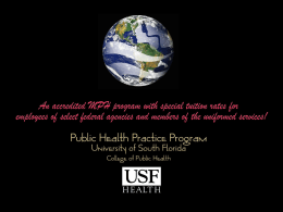Public Health Practice Program