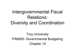 Fundamental Principles of Public Finance