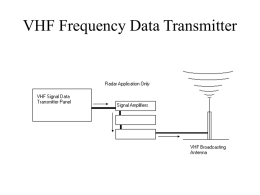 VHF Frequency Data Transmitter