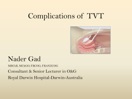 Dr Nader Gad - Complications