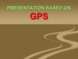 GLOBAL POSITIONING SYSTEM GPS)