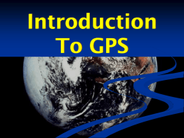 An Introduction to the Global Positioning System