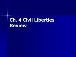 APAG Ch. 4 Civil Liberties Assignment #2