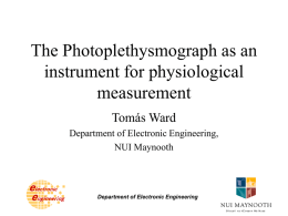 Future uses of the Photoplethysmograph in our research