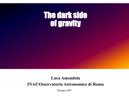 The nature of Dark Energy - INAF