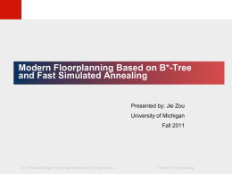 Modern Floorplanning Based on B*