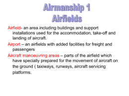 Airmanship 1 Airfields