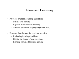 Bayesian Learning