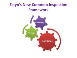 New Common Inspection Framework