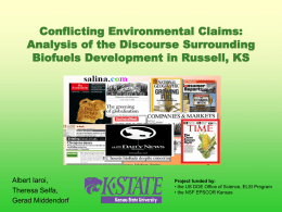 Conflicting environmental claims: Analysis of the
