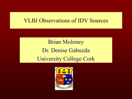 VLBI Observations of IDV Sources