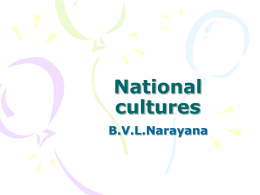 National cultures