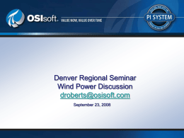 Denver Seminar Wind Power