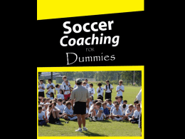 Soccer Coaching for Dummies
