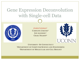Gene Expression Deconvolution with Single