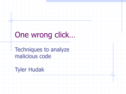 One wrong click…