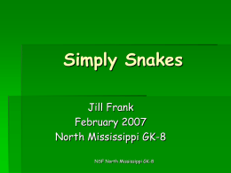 Simply Snakes - University of Mississippi