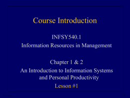 Course Introduction - Pennsylvania State University