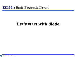 Block D: Semiconductor Electronics