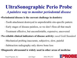Ultrasonic Periodontal Probe