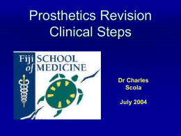 Prosthetic Revision