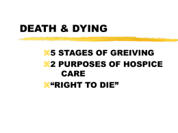 DEATH & DYING