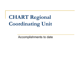 CHART Regional Coordinating Unit
