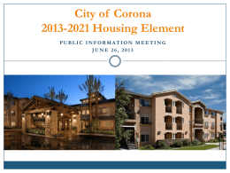City of Santee 2005-2010 Housing Element