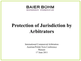 Arbitration involving states and state