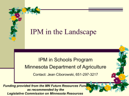 IPM Landscape Pests Overview - Welcome to the Minnesota